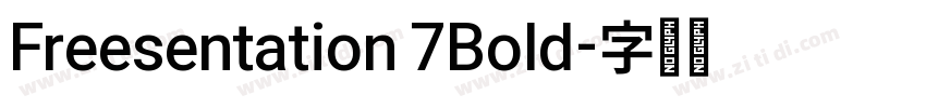Freesentation 7Bold字体转换 Freesentation 7Bold字体转换